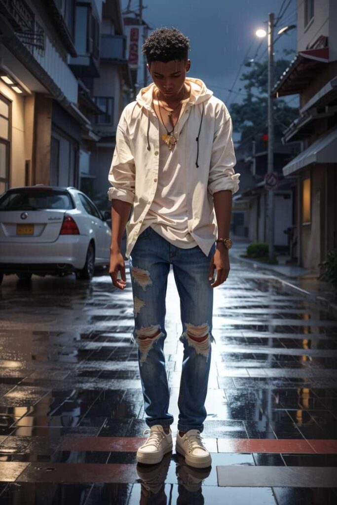 joven-afroamericano-triste-en-la-lluvia